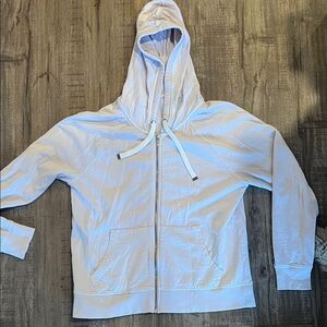Athleta Soft Pink Zip-Up Hoodie